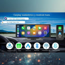 Pantalla Multimedia para Auto 10.26” IPS con Apple CarPlay y Android Auto Inalámbrico, Bluetooth, MirrorLink y Control por Voz.