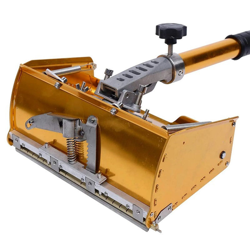 Herramienta Aplicadora de Pasta Gypsum para Techos y Paredes con Extensión Telescópica enyesado. Herramienta de Alisado (25.5cm) 98-180cm Ajuste 120°.DB01