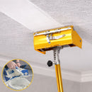 Herramienta Aplicadora de Pasta Gypsum para Techos y Paredes con Extensión Telescópica enyesado. Herramienta de Alisado (25.5cm) 98-180cm Ajuste 120°.DB01