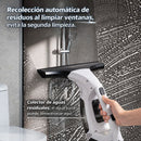 Limpiacristales Eléctrico con Pulverizador. Limpiador de Ventanas Multiuso con Recolector de Agua y Carga USB-C.