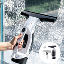 Limpiacristales Eléctrico con Pulverizador. Limpiador de Ventanas Multiuso con Recolector de Agua y Carga USB-C.