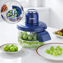 Pelador de Frutas Eléctrico para quitar cascara de frutas  Multifunción 5V y 50W con Batería 1300mAh y cable USB (200x240mm) Azul.