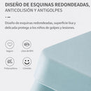 Silla Infantil de Plástico PP sin BPA con Respaldo Ergonómico. Silla Para Niños Armable Esquinas Redondeadas (3x30x67cm). Color Blanco