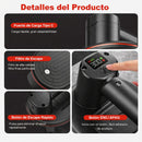 Ventosa Eléctrica Doble Motor 300KG con Triple Capa de Goma de Alta Resistencia, Succión Automática con Pantalla Digital y Batería Recargable