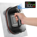 Ventosa Eléctrica Doble Motor 300KG con Triple Capa de Goma de Alta Resistencia, Succión Automática con Pantalla Digital y Batería Recargable