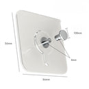 Colgador Adhesivo Multifuncional para Pared sin Perforar Soporte Adhesivo Transparente para Colgar Cuadros