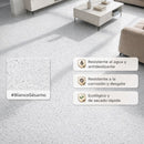 Pintura Epóxica Autonivelante para Pisos con Arena Color Blanco Sésamo. Recubrimiento Antideslizante Impermeable de Alta Resistencia (5Kg)