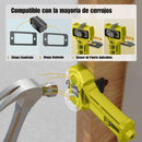 Herramienta para Rebaje de Cerraduras en Puertas madera – Guía para Cincelado Door Latch  Instalación  1-3/8" y 1-3/4” con Guía de Perforación Ajustable y Sierra Copa
