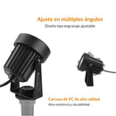 Kit de Luces LED para Jardín Exterior con Estacas – Iluminación Decorativa para Paisajismo 3000K con Enchufe y Cable 3M (Set de 6). Luz Cálida