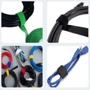 Cinta de Velcro Adhesiva Negra 10mmx1M. Tira Ajustable Reutilizable para Organización de Cables y Uso Doméstico. Cierre Mágico
