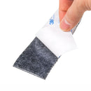 Cinta Velcro Adhesiva 50mmx3m Doble Cara Alta Resistencia. Cierre Mágico Tira Fijación Fuerte Reutilizable para Pared, Auto y Hogar. Color Negro