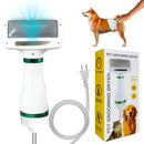Cepillo Secador para Mascotas 2 en 1, Secado y removedor de Pelo Profesional para Perros y Gatos. Herramienta de Grooming Doméstico (14x30x7cm)