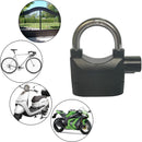 Candado con Alarma Antirrobo de Seguridad Alta Sensibilidad con Llave para Moto, Bicicleta y Puerta Resistente. Color Negro