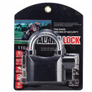 Candado con Alarma Antirrobo de Seguridad Alta Sensibilidad con Llave para Moto, Bicicleta y Puerta Resistente. Color Negro