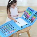 Estuche Artístico Infantil. Set De Arte Para Dibujar Y Pintar. Kit De Colores Completo. Mega Art Set 208 Piezas para Niños | Kit Completo de Pintura y Dibujo