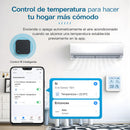 Sensor de Temperatura y Humedad con Pantalla LCD y Conexión a App Tuya. Termómetro e Higrómetro Digital Bluetooth Inteligente. Medidor.