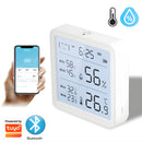 Sensor de Temperatura y Humedad con Pantalla LCD y Conexión a App Tuya. Termómetro e Higrómetro Digital Bluetooth Inteligente. Medidor.