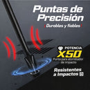 Puntas de Destornillador con Ratchet y Broca Escalonada 13 Tamaños 1/8–1/2 de Acero S2 y HSS 4341. Kit de Puntas Magnéticas con Extensiones Largas y Estuche Portátil (58 Pcs)