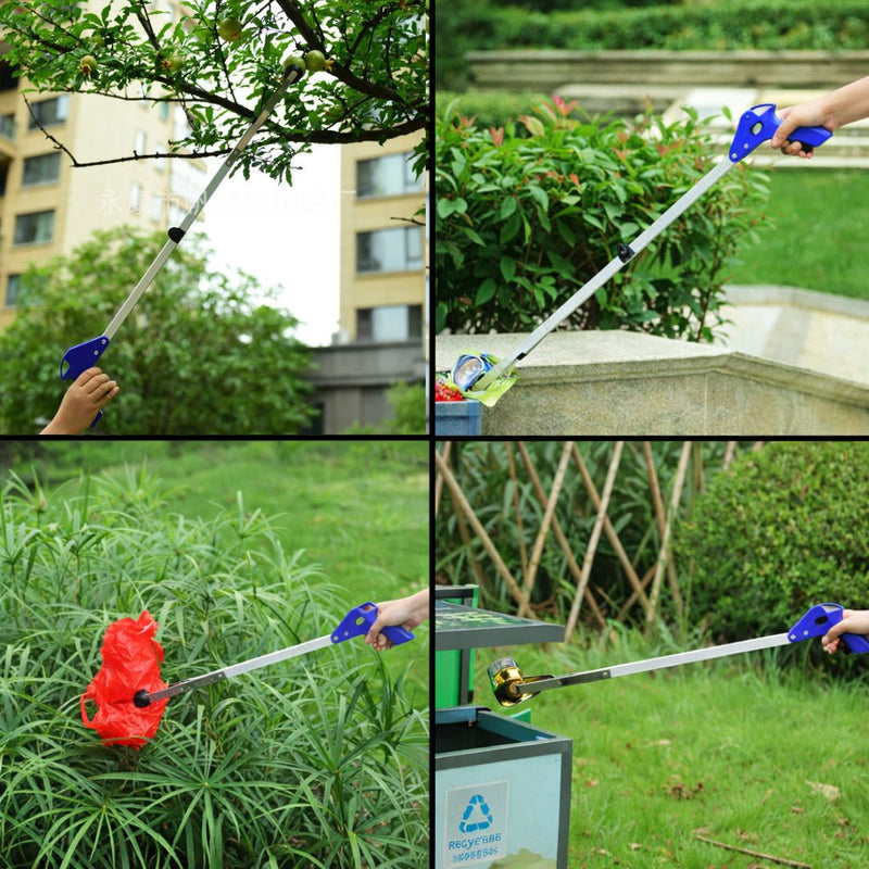 Pinza Recogedora Extensible Multiuso – Agarrador de Basura y Objetos Plegable de Aluminio. Recolector de Basura con Extensión de 83cm. Picker. Agarrador.