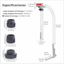 Bomba Eléctrica Portátil para Transferencia de Combustible Extractor de Gasolina Portátil  3.2 GPM con Manguera. Transferidor Compatible con Bidones de Gasolina y Diésel. FN 901M