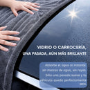 Toalla paño de Microfibra Ultra Absorbente para Secado de Autos Gruesa 1300 GSM. Paño de Secado Automotriz 60×90 cm (24×36"). Color gris.