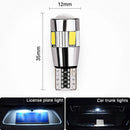 Luces LED T10 W5W Para Auto. Repuesto De Focos Para Auto. Bombillo Para Luz De Placa. Luz Blanca. ( se vende por unidad) No par