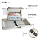 Cambiador de Bebé Plegable de Pared para Baños Públicos. Estación Cambiadora HDPE Antibacterial. Soporta hasta 20kg. Cambiador de Pañales.
