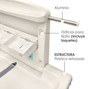 Cambiador de Bebé Plegable de Pared para Baños Públicos. Estación Cambiadora HDPE Antibacterial. Soporta hasta 20kg. Cambiador de Pañales.