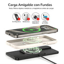 Cargador Inalámbrico Magnético 360°. Estación de Carga Tipo MagSafe para iPhone y Audífonos (Cable 1m).