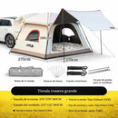 Tienda de Campaña Trasera para SUV con Protección Solar UPF50+.Carpa de Camping para Maletero de SUV con Toldo Exterior (270x270x180cm).