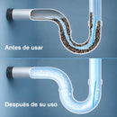 Varillas Destapadoras para Drenajes – Kit Flexible de Limpieza de Tuberías Eliminador de Olor Desagües (Pack de 12 Unidades). Limpia y Previene Obstrucciones.