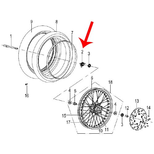 Sensor de velocidad (RIN DE RAYOS) (TX200) (COD. ANTERIOR MO-REP-44200J410005)