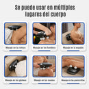 Masajeador Fascia de 4 Cabezales con Calor y Pantalla LCD, 3 Modos, 4 Niveles de Intensidad. Máquina de Masajes USBC Con Batería 8000mAh.