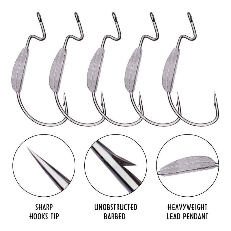 Anzuelos para señuelos (5 Uds.)