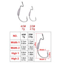 Anzuelos para señuelos (5 Uds.)