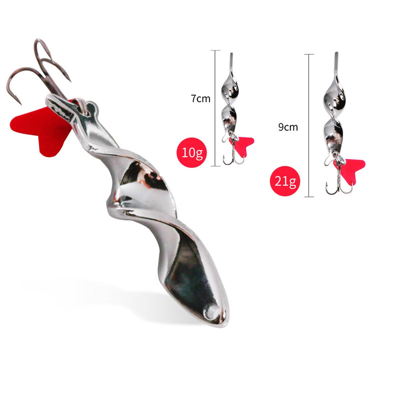 Señuelos metálicos Spinner.