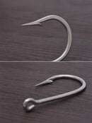 Anzuelos Circulares grandes acero (2 Uds.)