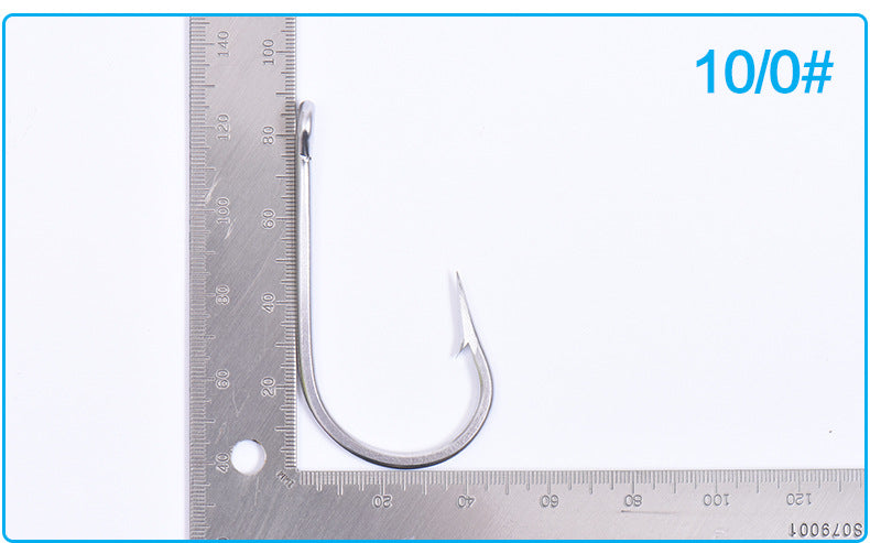 Anzuelos Circulares grandes acero (2 Uds.)