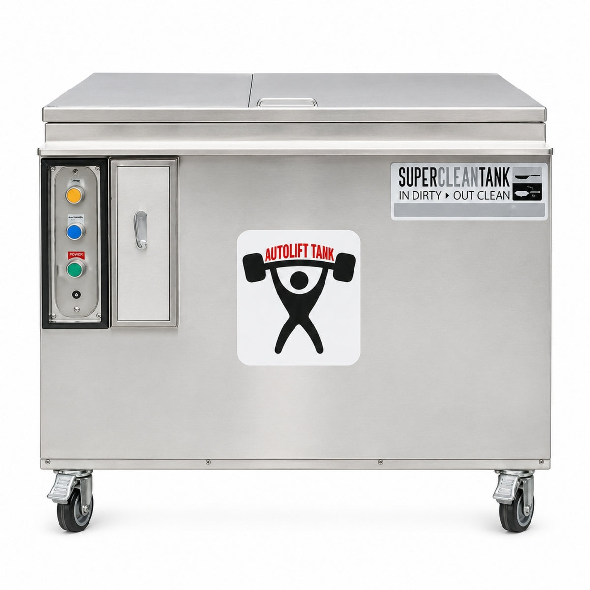 Tanque de Limpieza Industrial Super Clean Tank Auto Lift 900x700x830mm para Cocinas Comerciales