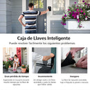 Caja De Seguridad Inteligente Con Huella Digital Y Bluetooth. Caja Para Llaves Con App, Código Y Tarjeta RFID. Resistente Al Agua y Recargable USB.