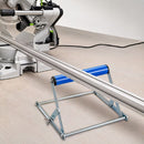 Soporte Ajustable rodillo Para Ingleteadoras Y máquinas de Corte 20Cm. Base Plegable Con Altura Regulable (55-135mm). Estructura Metálica Resistente.