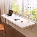 Mesa De Pared Plegable 120x40cm. Color Blanco. Escritorio Plegable Montado En Pared. Mesón Flotante. Repisa.