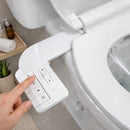 Bidé Para Inodoro Accesorio Sin Tapa. Ducha Sanitaria Ajustable Con Control Lateral. Conexión 7/8". Paperless Cleaner.