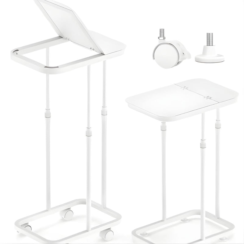 Basurero Ajustable Con Tapa Y Ruedas (60x33x22cm). Bote De Basura Para Bolsas De 20L A 90L. Papelera. Color blanco.