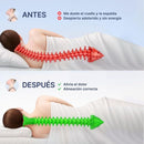 Almohada Cervical Ortopédica Memory Foam Mariposa. Cojín Ergonómico para Dormir Antirronquido con Funda Transpirable (62x37x12cm)