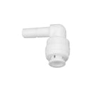 Adaptador con vastago 3/8" para conector rapido 1/4" de agua a 90 grados