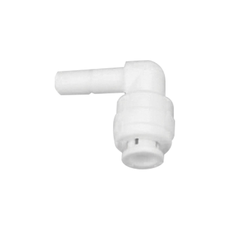 Adaptador con vastago 3/8" para conector rapido 1/4" de agua a 90 grados