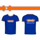 T-Shirt Wadfow Manga Corta Talla S 100% Poliéster Cuello Redondo. Franela
