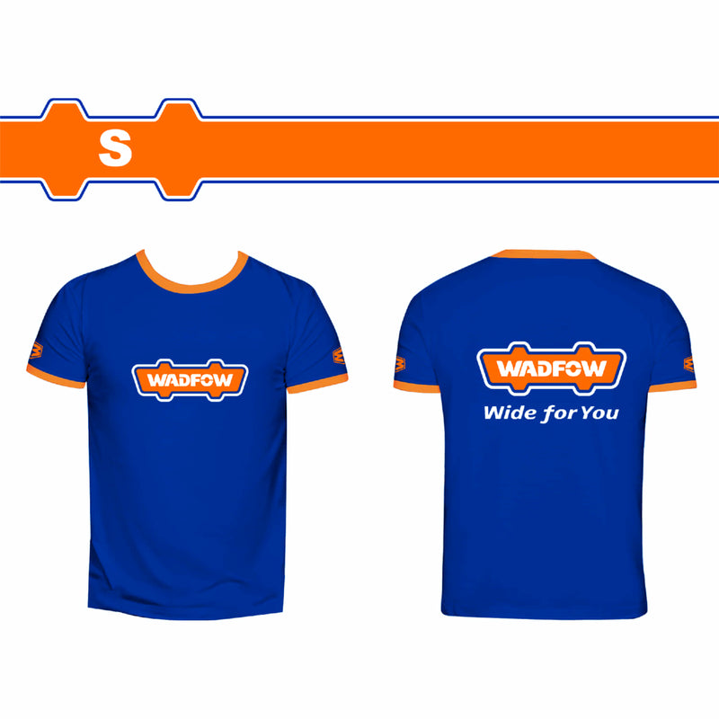 T-Shirt Wadfow Manga Corta Talla S 100% Poliéster Cuello Redondo. Franela