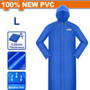 Capote impermeable para lluvia. Estilo Gabardina Talla L. 100% PVC. Espesor:0.25mm